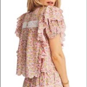 LoveShackFancy Nelson Top XS